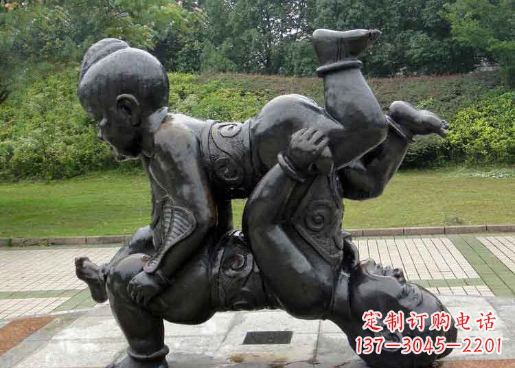 宁夏顽皮的小孩