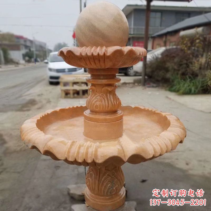 宁夏晚霞红风水球