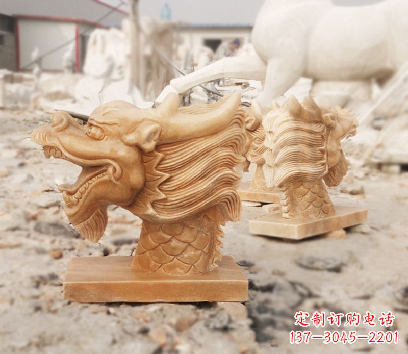 宁夏晚霞红喷水龙头雕塑