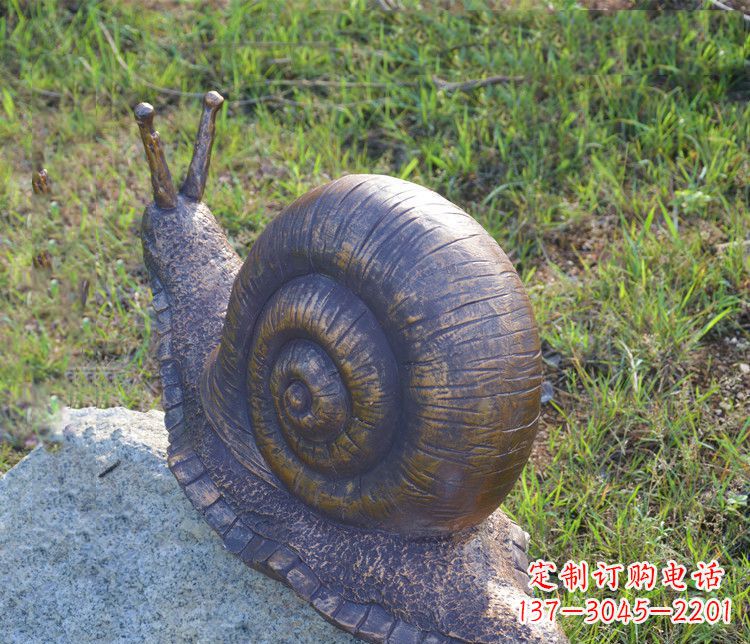 宁夏蜗牛铜雕