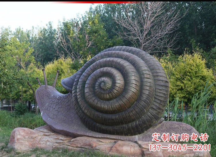 宁夏蜗牛铜雕222
