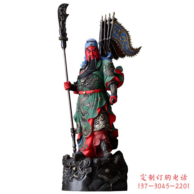 宁夏武财神关二爷雕塑