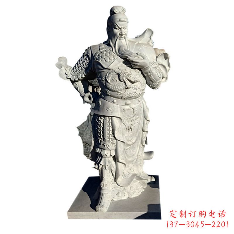 宁夏武财神关羽石雕