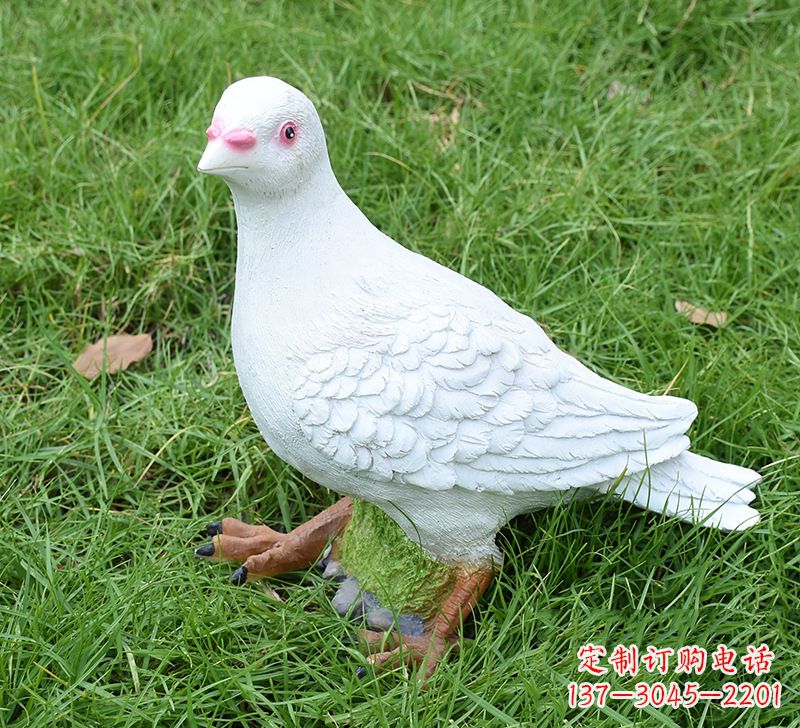 宁夏西方的鸽子雕塑