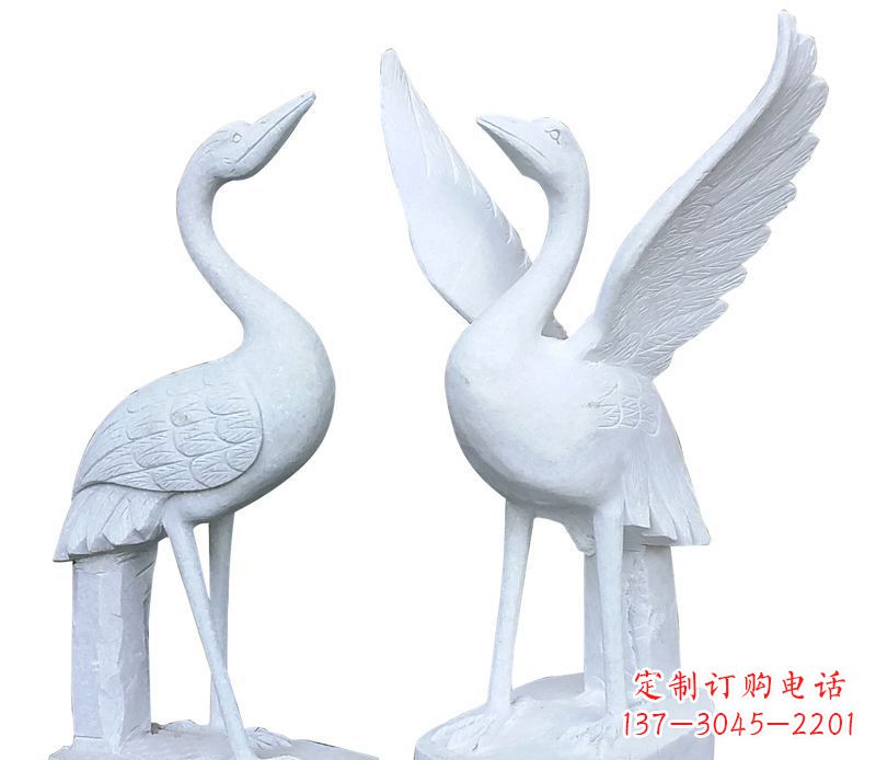 宁夏仙鹤公园动物石雕