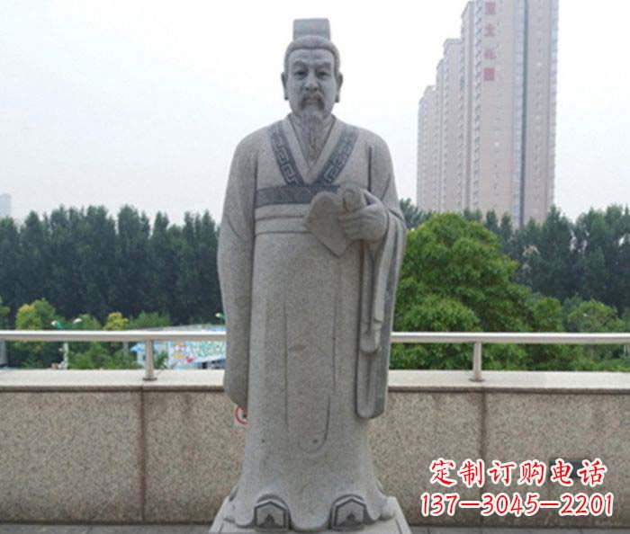 宁夏先秦法家代表人物商鞅石雕