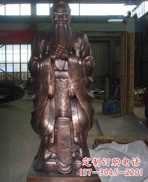 宁夏先师孔子雕塑