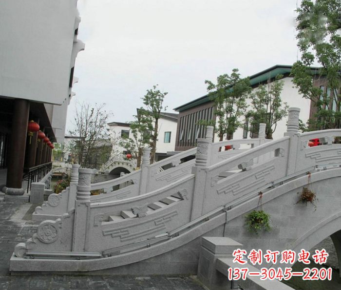 宁夏小区景观大理石拱桥