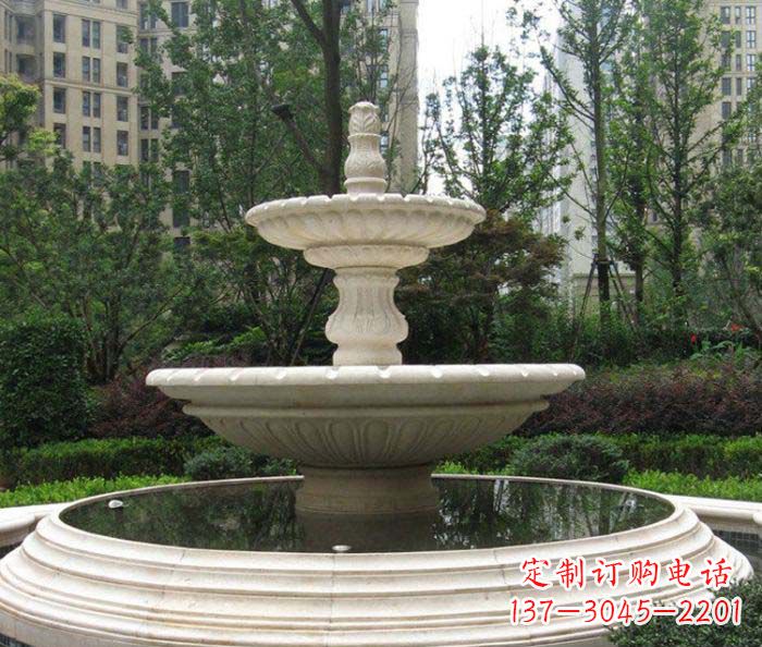 宁夏小区景观欧式喷泉石雕 (2)