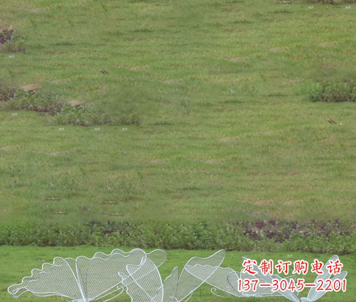 宁夏小区镂空蝴蝶不锈钢摆件雕塑
