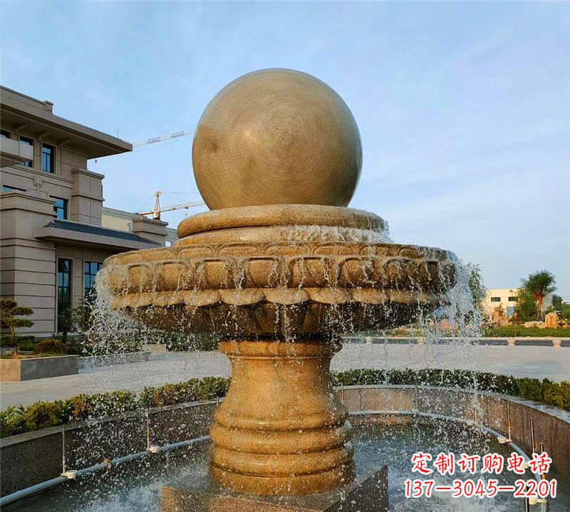 宁夏小区石喷泉雕塑