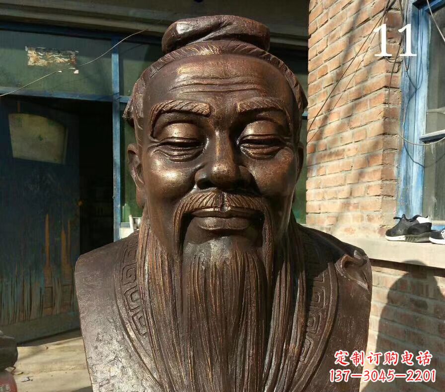 宁夏校园名人铜雕 人物雕塑