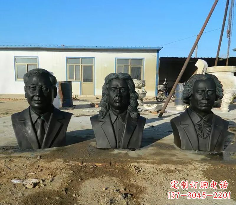 宁夏校园名人铜雕