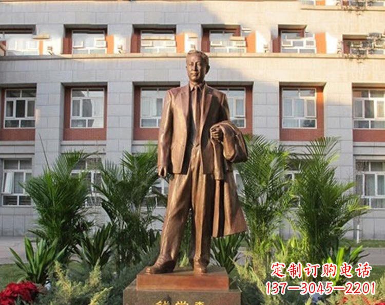 宁夏校园钱学森铜雕