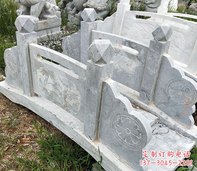 宁夏园林仿古石拱桥景观石雕 (2)