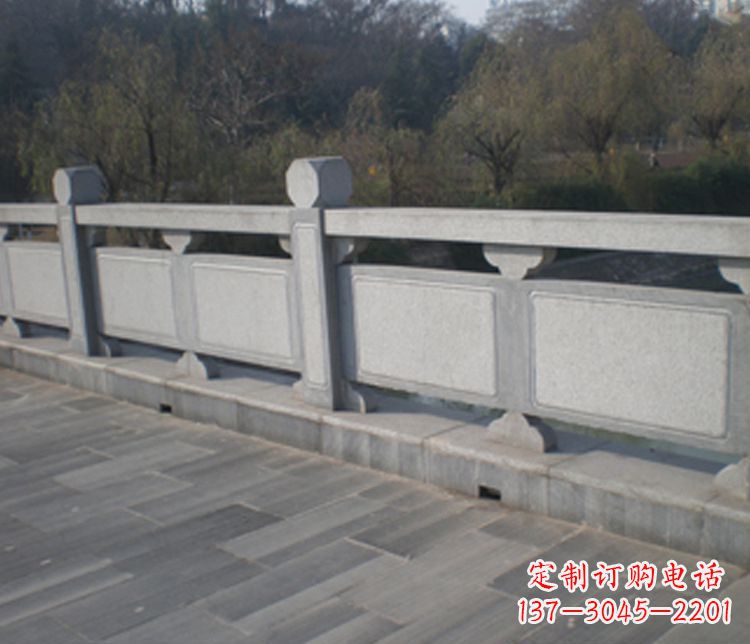 宁夏园林仿古石栏板景观石雕 (7)