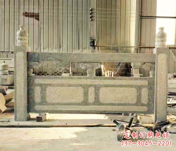 宁夏园林仿古石栏板景观石雕