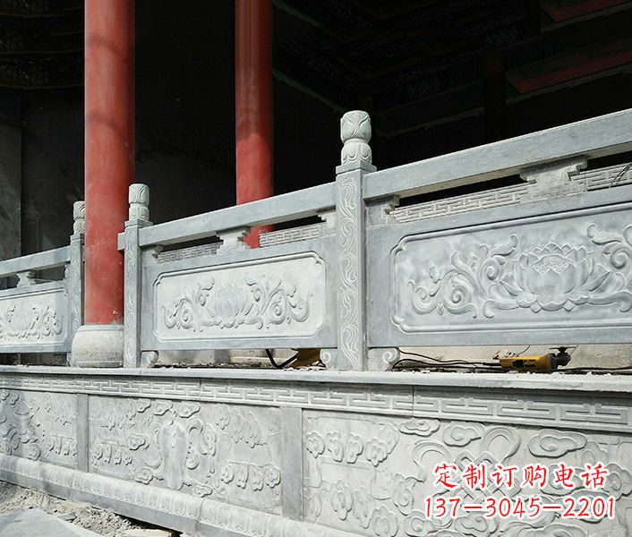 宁夏园林仿古石栏板景观石雕_1 (3)