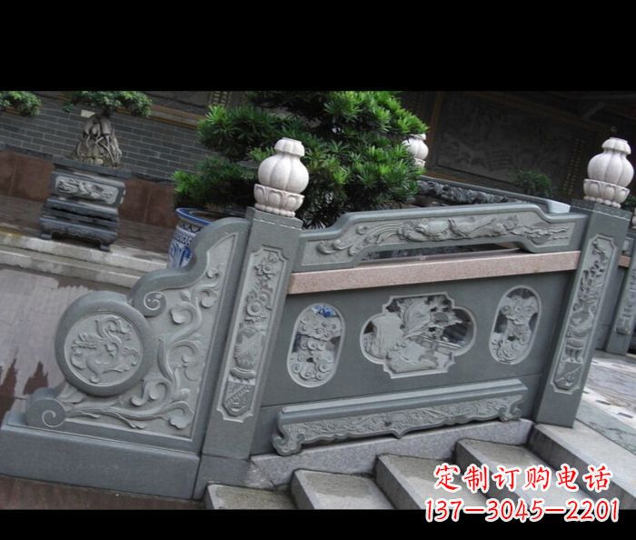 宁夏园林景观大理石栏板雕塑 (6)