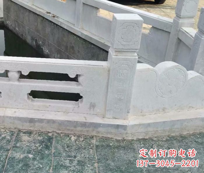 宁夏园林景观大理石栏板雕塑 (7)