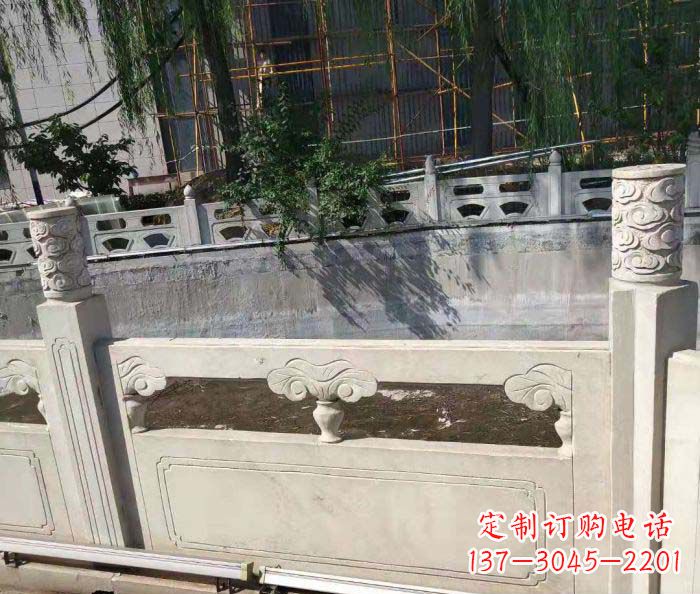 宁夏园林景观大理石栏板石雕 (6)