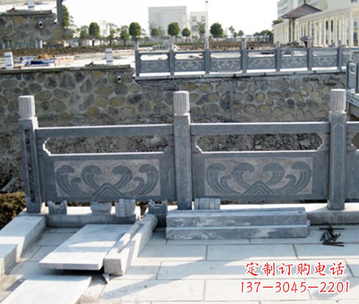宁夏园林景观大理石栏板石雕 (11)