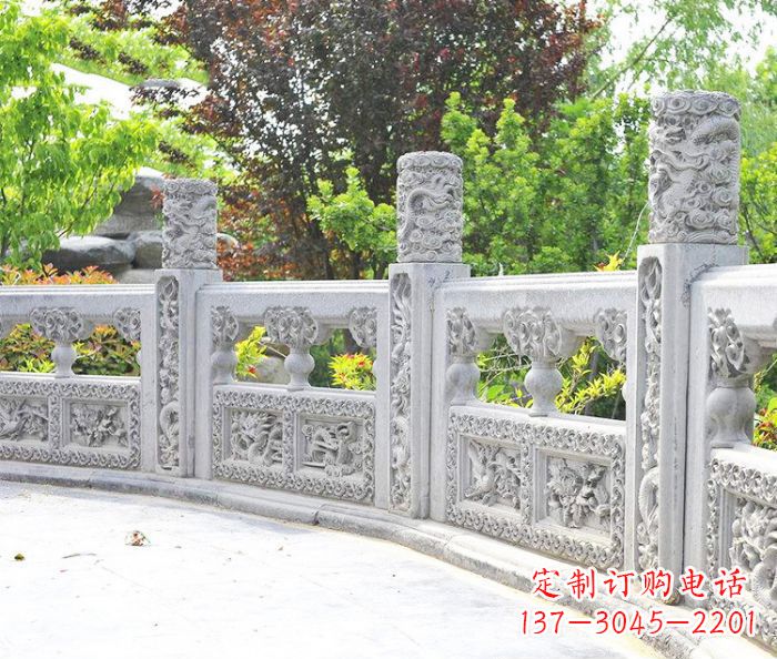 宁夏园林景观大理石栏板石雕 (9)