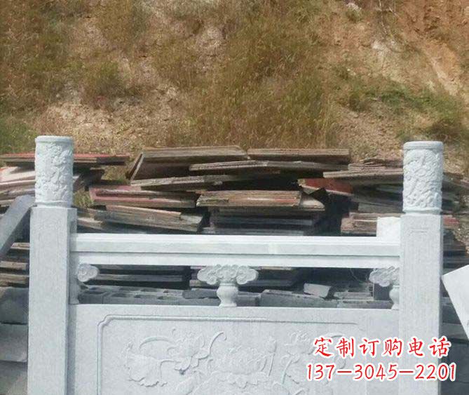 宁夏园林景观大理石栏板石雕