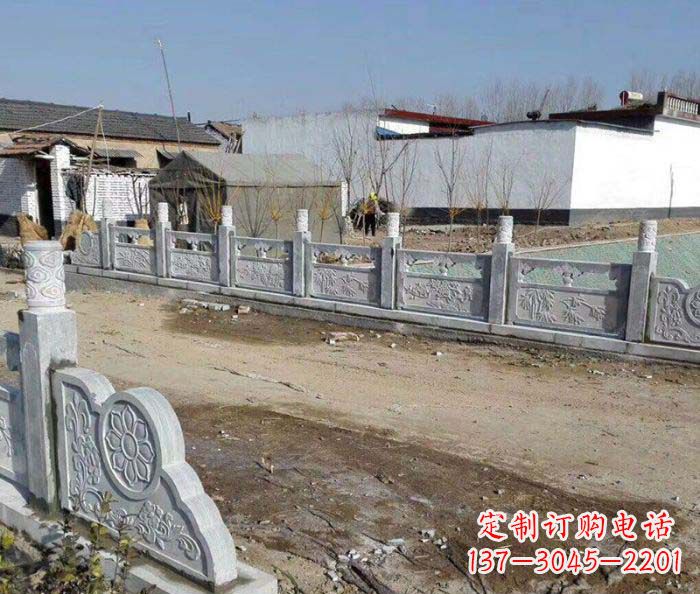 宁夏园林景观仿古栏板石雕