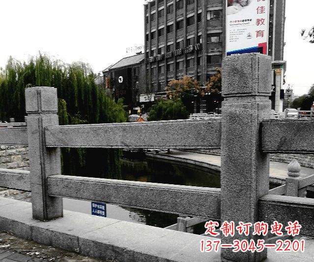 宁夏园林景观仿古石雕栏板 (9)