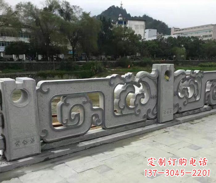 宁夏园林景观仿古石雕栏板_1