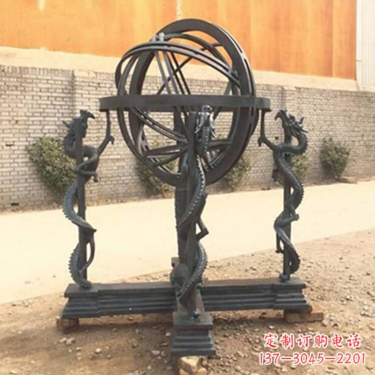 宁夏张衡天体仪浑天仪雕塑摆件