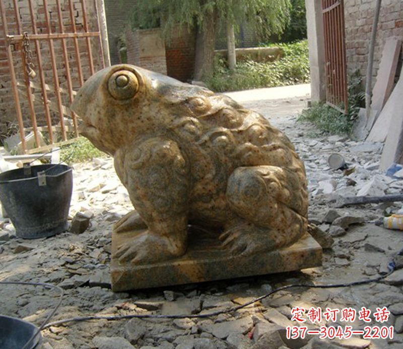 宁夏招财青蛙石雕