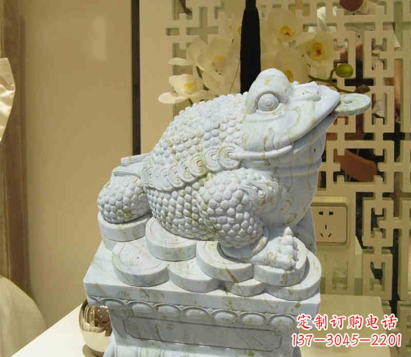 宁夏招财神兽金蟾石雕