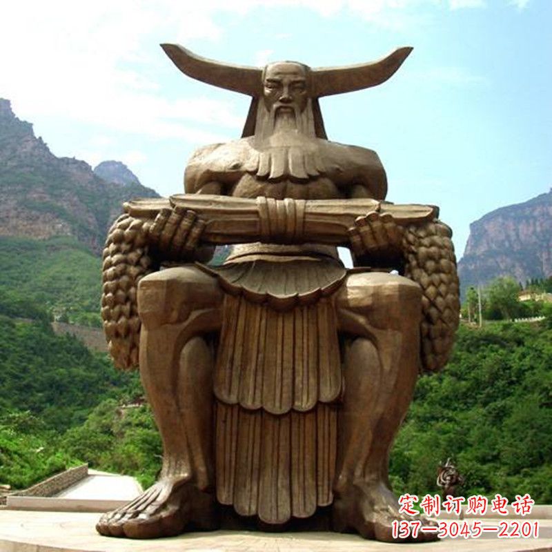 宁夏中华民族人文初祖五榖神农大帝大型景观雕塑
