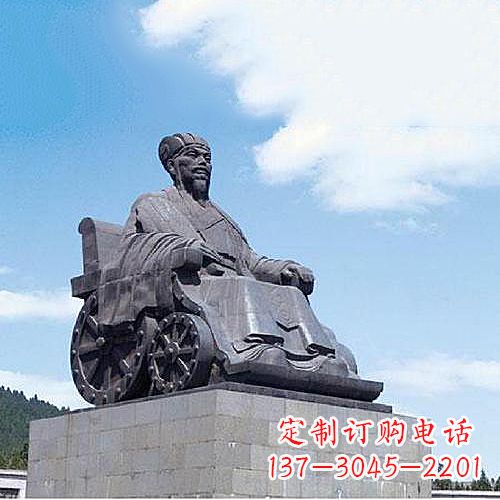 宁夏诸葛亮雕像-三国著名人物历史名人雕塑