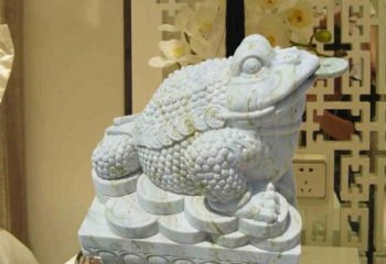 宁夏招财神兽金蟾石雕