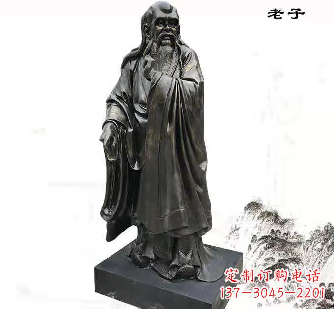宁夏铸铜老子雕塑