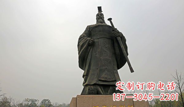 宁夏铸铜刘邦雕塑