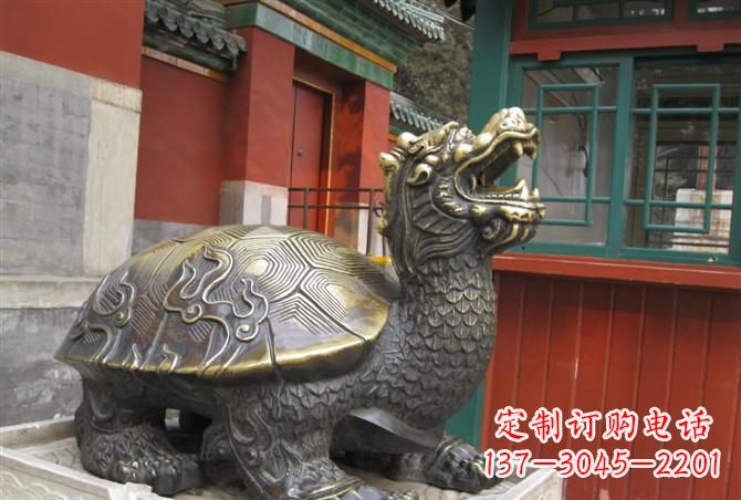 宁夏铸铜龙龟雕塑