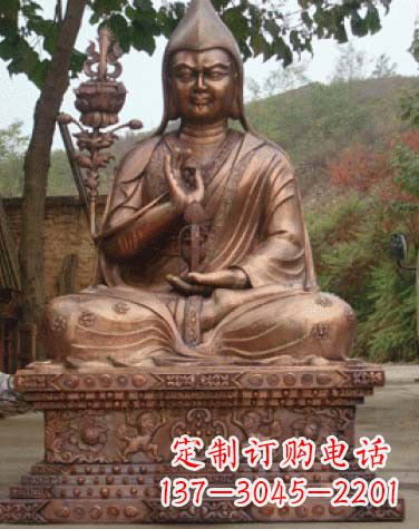 宁夏紫铜佛像雕塑